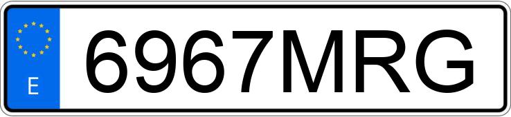 Numer rejestracyjny 6967MRG posiada PEUGEOT RIFTER