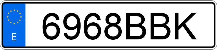 Numer rejestracyjny 6968BBK posiada BMW SERIE 3 Numer rejestracyjny 6968BBK posiada BMW SERIE 3