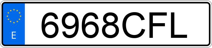 Numer rejestracyjny 6968CFL posiada SEAT LEON Numer rejestracyjny 6968CFL posiada SEAT LEON