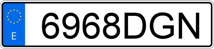 Numer rejestracyjny 6968DGN posiada NISSAN MICRA