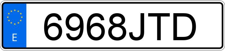 Numer rejestracyjny 6968JTD posiada SEAT IBIZA Numer rejestracyjny 6968JTD posiada SEAT IBIZA