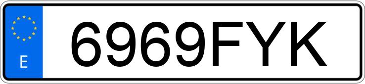Numer rejestracyjny 6969FYK posiada MERCEDES ATEGO Numer rejestracyjny 6969FYK posiada MERCEDES ATEGO