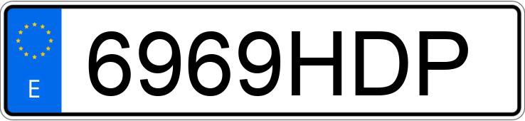 Numer rejestracyjny 6969HDP posiada NISSAN NV 200