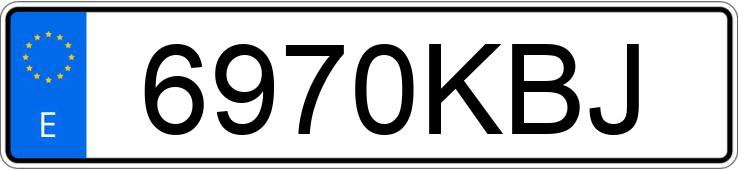 Numer rejestracyjny 6970KBJ posiada RENAULT KADJAR