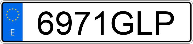 Numer rejestracyjny 6971GLP posiada PEUGEOT 308