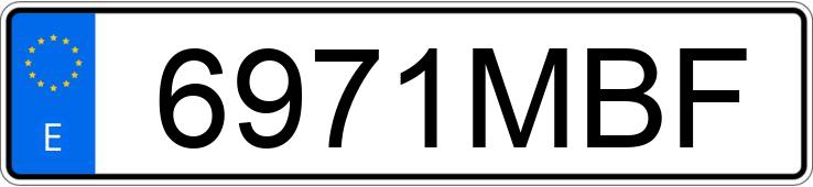 Numer rejestracyjny 6971MBF posiada VOLKSWAGEN SCIROCCO