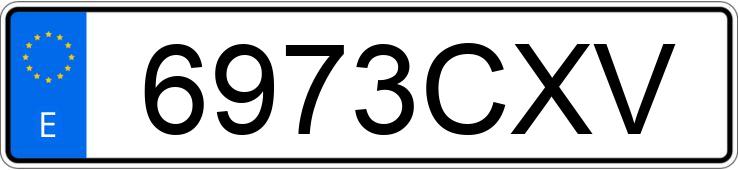 Numer rejestracyjny 6973CXV posiada MERCEDES VIANO Numer rejestracyjny 6973CXV posiada MERCEDES VIANO