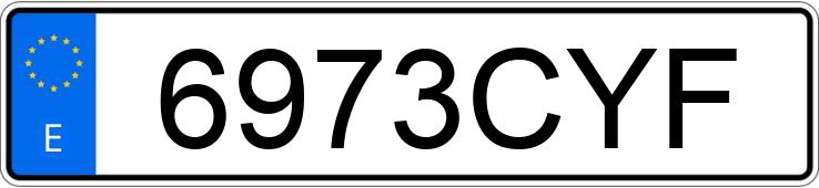 Numer rejestracyjny 6973CYF posiada SUZUKI GSXR 600 Numer rejestracyjny 6973CYF posiada SUZUKI GSXR 600