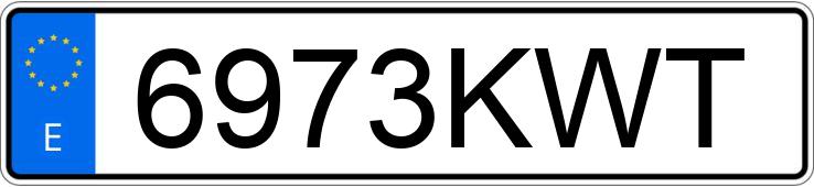 Numer rejestracyjny 6973KWT posiada MERCEDES CLA (118)