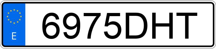 Numer rejestracyjny 6975DHT posiada PORSCHE BOXSTER Numer rejestracyjny 6975DHT posiada PORSCHE BOXSTER