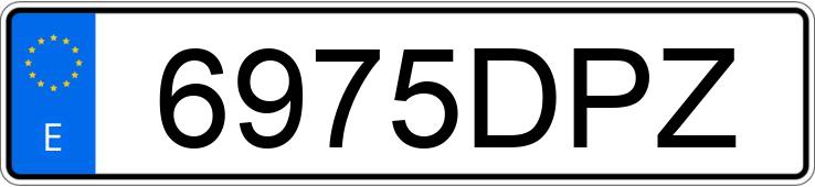 Numer rejestracyjny 6975DPZ posiada BMW SERIE 3 Numer rejestracyjny 6975DPZ posiada BMW SERIE 3