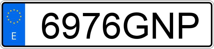 Numer rejestracyjny 6976GNP posiada BMW SERIE 1