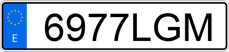 Numer rejestracyjny 6977LGM posiada VOLVO XC40