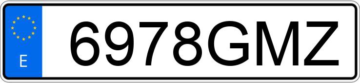 Numer rejestracyjny 6978GMZ posiada OPEL ZAFIRA Numer rejestracyjny 6978GMZ posiada OPEL ZAFIRA