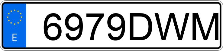 Numer rejestracyjny 6979DWM posiada IVECO DAILY