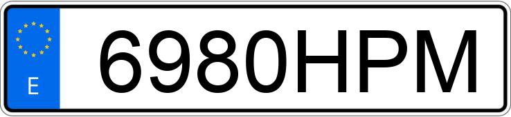 Numer rejestracyjny 6980HPM posiada NISSAN JUKE