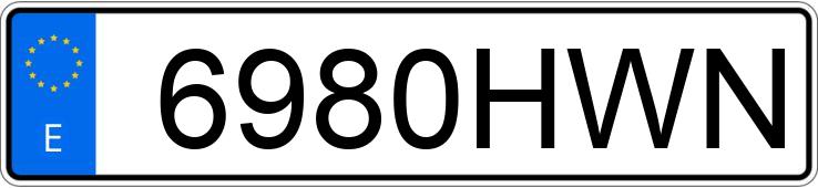 Numer rejestracyjny 6980HWN posiada KIA RIO Numer rejestracyjny 6980HWN posiada KIA RIO