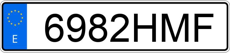 Numer rejestracyjny 6982HMF posiada PEUGEOT TWEET