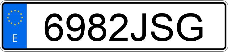 Numer rejestracyjny 6982JSG posiada VOLKSWAGEN CADDY FGN 1.6TDI 102