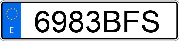 Numer rejestracyjny 6983BFS posiada POLARIS RANGER 425 Numer rejestracyjny 6983BFS posiada POLARIS RANGER 425