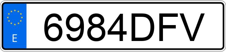Numer rejestracyjny 6984DFV posiada MERCEDES E (211) Numer rejestracyjny 6984DFV posiada MERCEDES E (211)