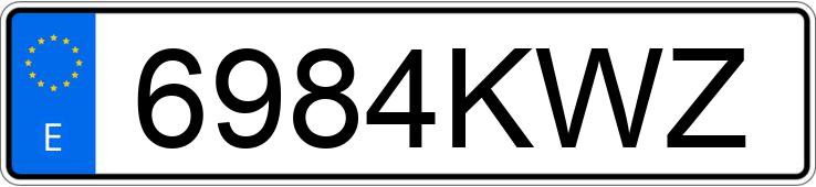 Numer rejestracyjny 6984KWZ posiada AUDI TT Numer rejestracyjny 6984KWZ posiada AUDI TT