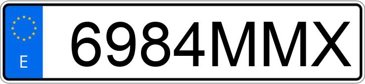 Numer rejestracyjny 6984MMX posiada MERCEDES CLA (118)