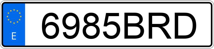 Numer rejestracyjny 6985BRD posiada PEUGEOT 406 Numer rejestracyjny 6985BRD posiada PEUGEOT 406