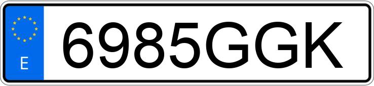 Numer rejestracyjny 6985GGK posiada TOYOTA AURIS Numer rejestracyjny 6985GGK posiada TOYOTA AURIS