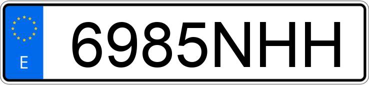 Numer rejestracyjny 6985NHH posiada VOLVO FH13