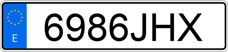 Numer rejestracyjny 6986JHX posiada BMW SERIE 3 Numer rejestracyjny 6986JHX posiada BMW SERIE 3