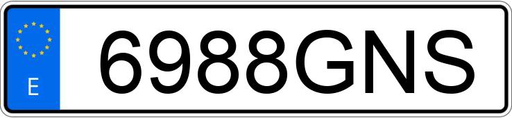 Numer rejestracyjny 6988GNS posiada PEUGEOT 308