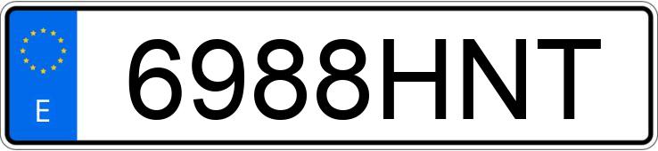 Numer rejestracyjny 6988HNT posiada NISSAN JUKE Numer rejestracyjny 6988HNT posiada NISSAN JUKE