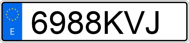 Numer rejestracyjny 6988KVJ posiada KIA SPORTAGE Numer rejestracyjny 6988KVJ posiada KIA SPORTAGE