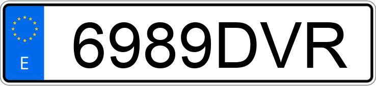 Numer rejestracyjny 6989DVR posiada RENAULT MEGANE
