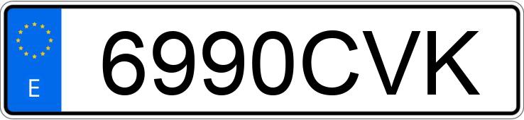 Numer rejestracyjny 6990CVK posiada PEUGEOT 406