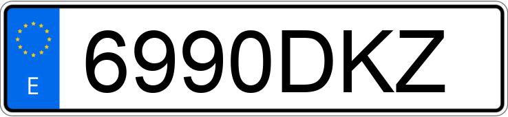 Numer rejestracyjny 6990DKZ posiada SEAT ALTEA Numer rejestracyjny 6990DKZ posiada SEAT ALTEA