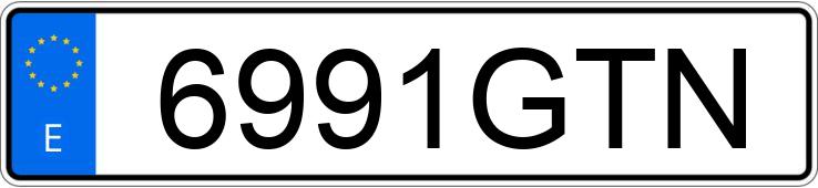 Numer rejestracyjny 6991GTN posiada BMW R 1200