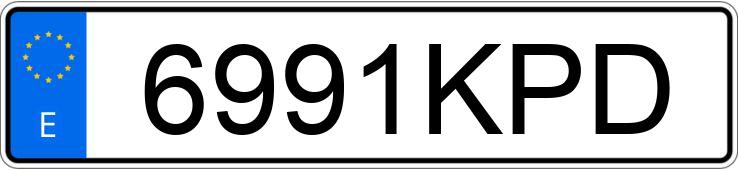 Numer rejestracyjny 6991KPD posiada HONDA MONKEY