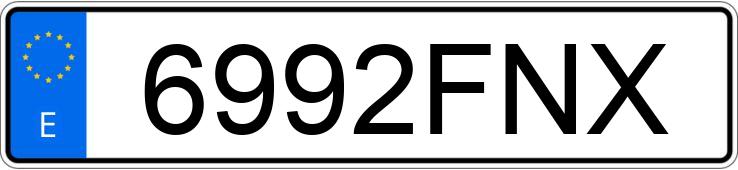 Numer rejestracyjny 6992FNX posiada MERCEDES S (220-221)