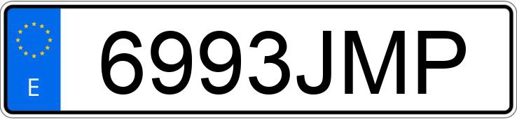 Numer rejestracyjny 6993JMP posiada PEUGEOT 308