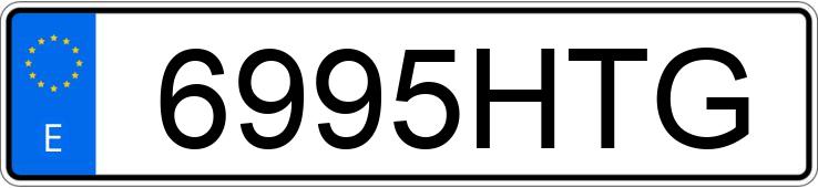 Numer rejestracyjny 6995HTG posiada NISSAN MICRA