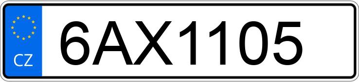 Numer rejestracyjny 6AX1105 posiada PORSCHE 911