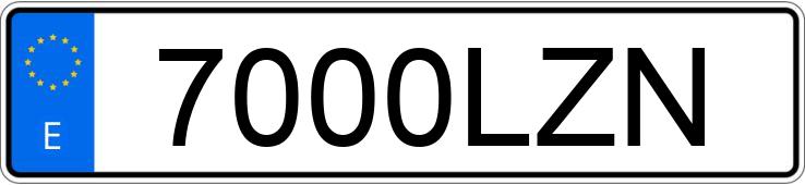 Numer rejestracyjny 7000LZN posiada PEUGEOT 2008 Numer rejestracyjny 7000LZN posiada PEUGEOT 2008