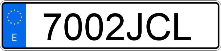 Numer rejestracyjny 7002JCL posiada VOLKSWAGEN PASSAT