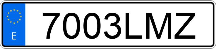 Numer rejestracyjny 7003LMZ posiada YAMAHA T-MAX