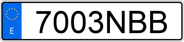 Numer rejestracyjny 7003NBB posiada VOLKSWAGEN TIGUAN Numer rejestracyjny 7003NBB posiada VOLKSWAGEN TIGUAN