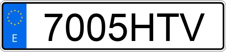 Numer rejestracyjny 7005HTV posiada CHEVROLET-GM CRUZE