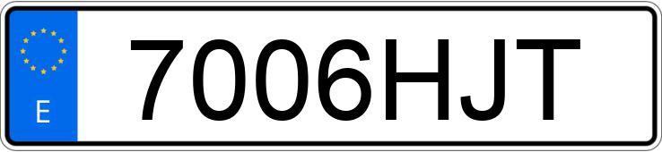 Numer rejestracyjny 7006HJT posiada CITROEN C4 PICASSO 5PZ