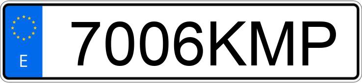 Numer rejestracyjny 7006KMP posiada CITROEN C4 GRAND SPACETOURER